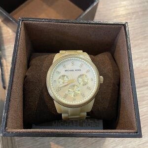 Michael Kors Gold Chronograph Watch